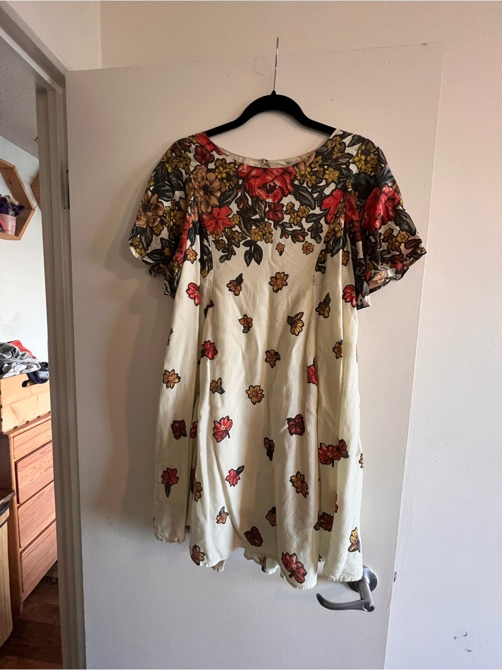 Floral dress, Beautiful Back